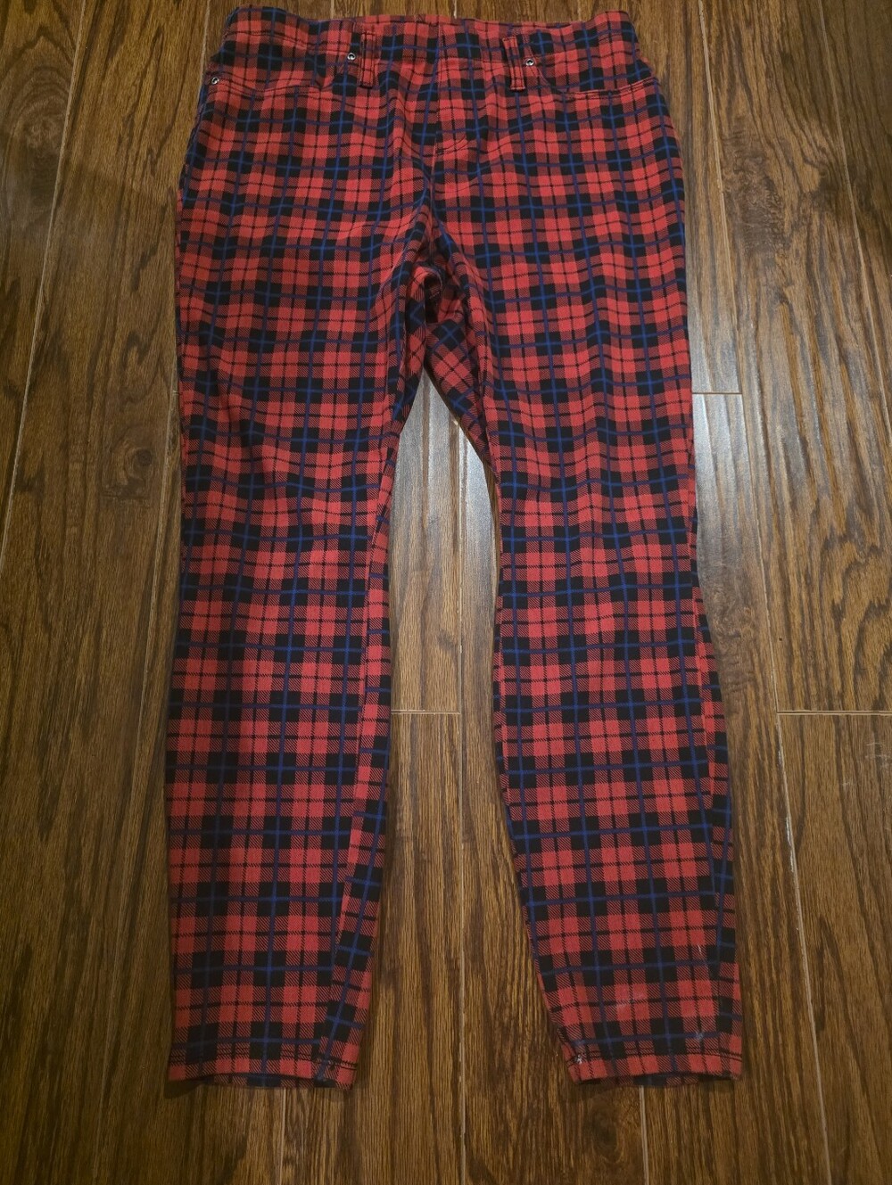 terra & sky Women's Plaid Jeggings